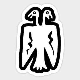 Findigo native two headed - eagle - Sticker